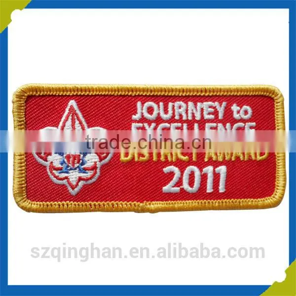 Custom Made Personalized Embroidery Patch Cheap Price Embroidered Label photo-3