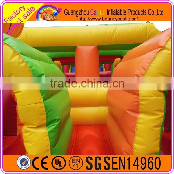 Crazy Jumping Sport for Rental Inflatable Assault Obstacle Game photo-3