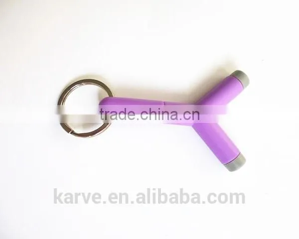 Hot Sale Keychain Dual Audio Splitter High Quality Headphone Sound Splitter 3.5mm Audio Headphone Jack Splitter photo-4