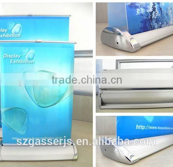 Wide Base Aluminium Advertizing Roller Banner Stand for Advertizing Display photo-2
