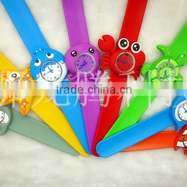 Ocean Animals Dolphine Cartoon Snap Quartz Watches for Kids Aquarium Animals photo-2