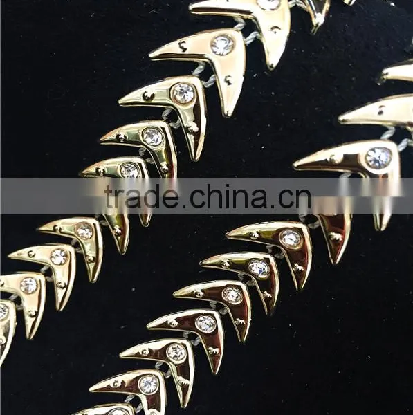 Beautiful Rhinestone Plastic Trimming,clothes Accessory,lace Trimming photo-5