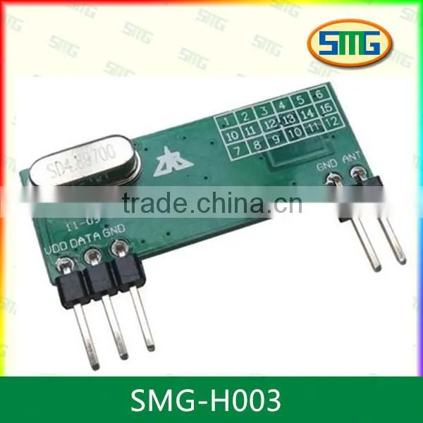 SMG-H004 DC3v-5V 15mA Learning Code 433.92mhz Remote Control RF Receiver Module photo-2