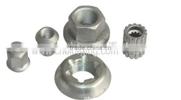 Bushing and Nuts machined, no standard nuts and bush, Precision machined nuts,bolt and nut