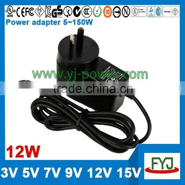 Wall Plug Universal Power Adapter 9v 1a Approved CCC CE UL FCC GS C-TICK PSE SAA KC BS photo-5