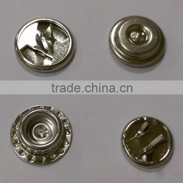 Tougher Material Use Twin Prong Ring Snap Button photo-5