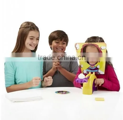 2016 New Rocket Games Pie Face Funny Exciting Plastic Game Toy Running Man Pie Face photo-2