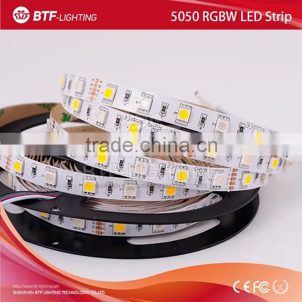 5m 60leds/m 5050 Rgbw Led Strip RGB+Warm White Strip Non-waterproof IP30 White PCB DC12V SMD 5050 Mixed Color photo-2