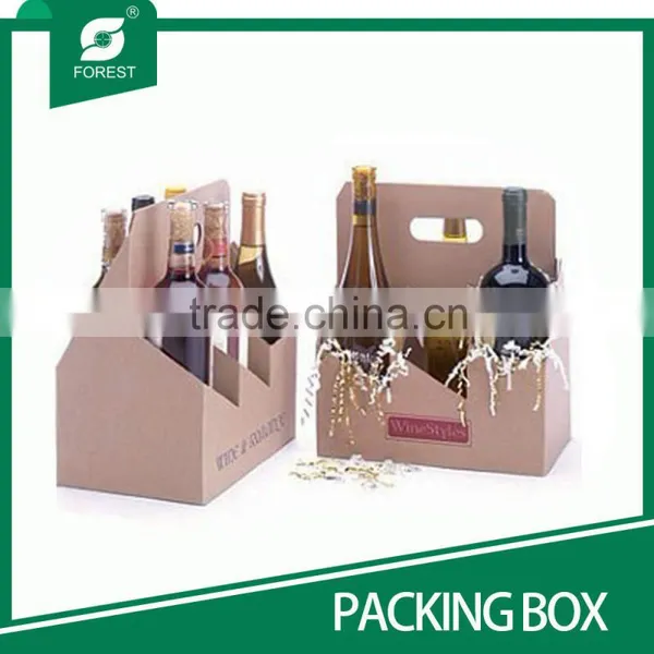 6 PACK WINE OR BEER CARRIER WHITE OR BROWN photo-6