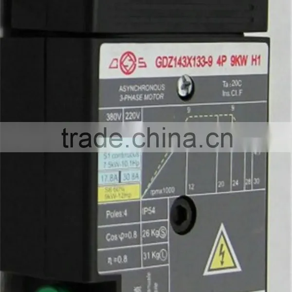Toauto 9kw 12000-24000rpm GDZ143x133-9(380V Long Head) Replace Italian Hsd Spindle Motor photo-4