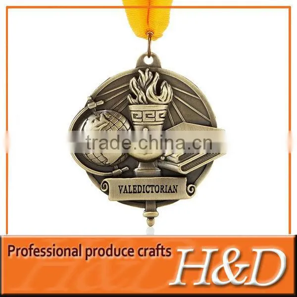 Retro Custom Award Metal Medals for Good Marks