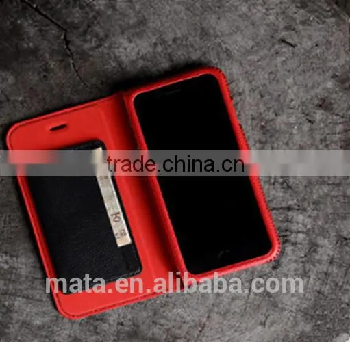 Retro Style Flip PU Leather Case With Card Slot Leather Case For Iphone 6 photo-2