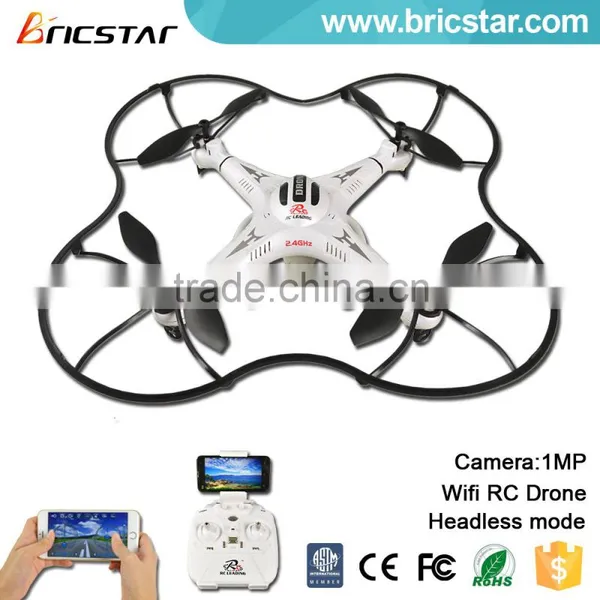 Smart Phone and App Control 2.4G Wifi rc Drone With 1MP Camera.
