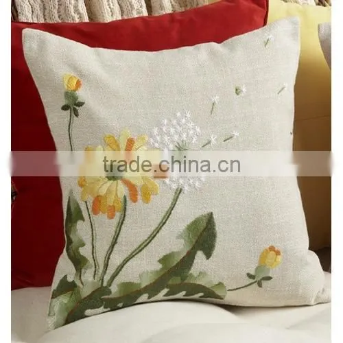 Luxury Embroidery Cushion Cover ,Latest Design Pillow Cover,handmade Embroidery Cushion Cover photo-4