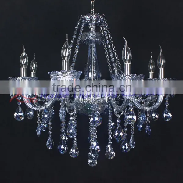 Amber Crystal Chandelier Light photo-4