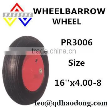 4.00-8 Steel Rim Wheelbarrow Wheels PR3006