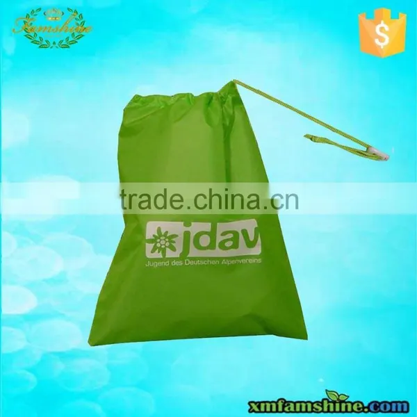 customized 210d polyester string bag/polyester drawstring bag