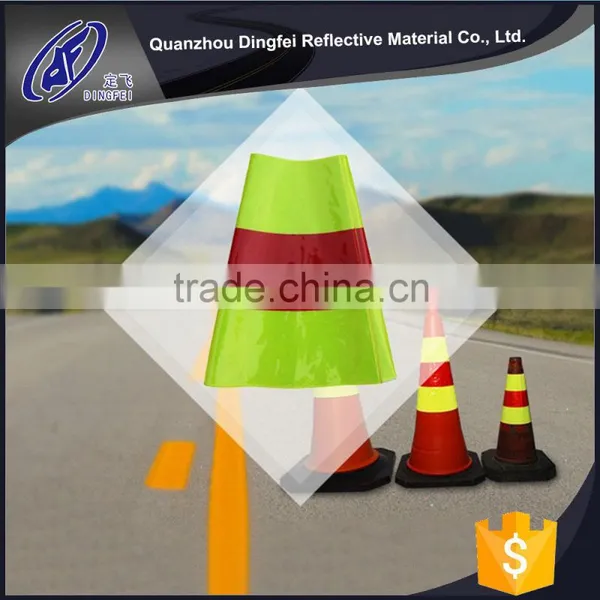 Fluorescent Green and Red Printable Collars Traffic Cone Paper