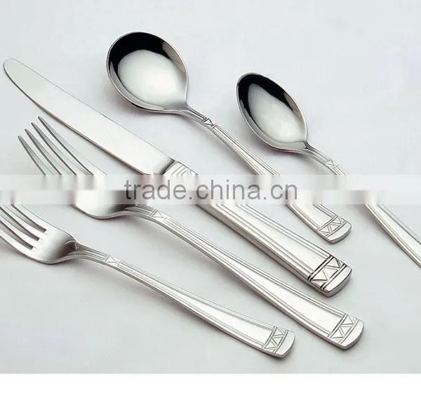 Gold Plated Silver Cutlery Stainless Steel Flatware Set photo-4