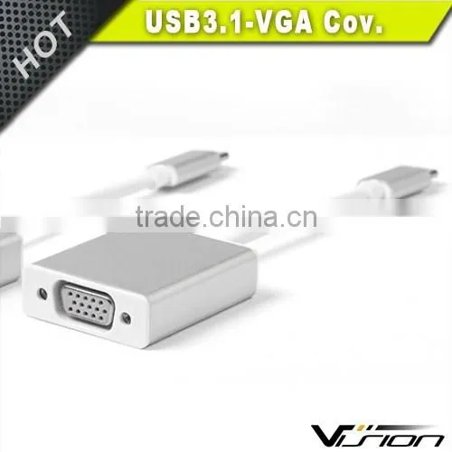 Vision New Product High Speed USB3.1 to VGA Adapter for Mac. photo-4