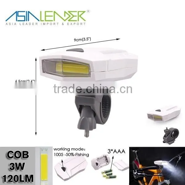 Professional Lighting Products BT-4868 100%-50% Lighting-Flash ABS 3W COB Bicycle Light LED photo-2
