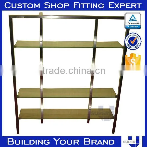 Unique Design MDF Retail Display Shelf Iron and Wood photo-3