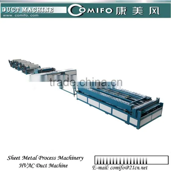 HVAC square pipe automatic forming auto line GDF