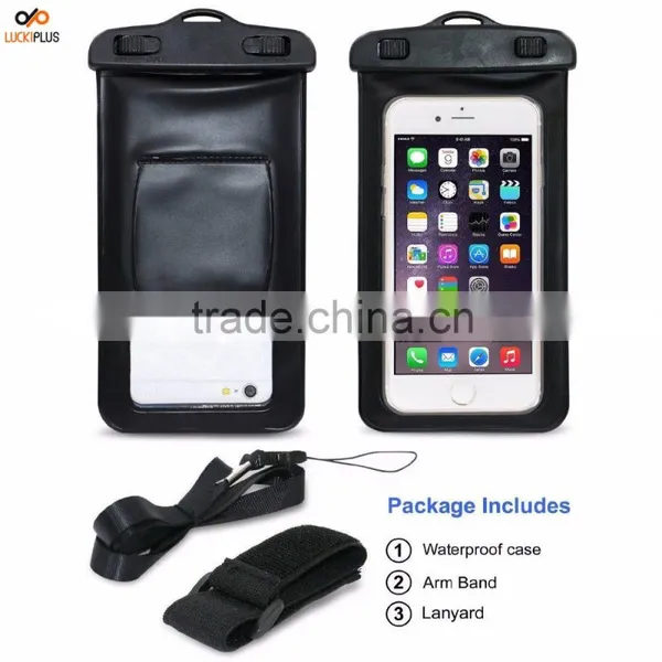 Luckiplus Travel Sport Swimming Phone Bag Waterproof, Snowproof, Dirtproof Case Bag for Phone Safe in Water photo-4