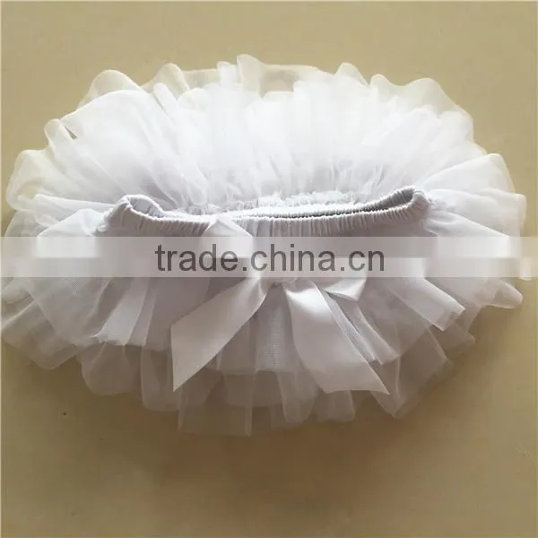 Infant Toddler Children Clothing Baby Bloomer Solid Ruffle Baby Bloomer photo-3