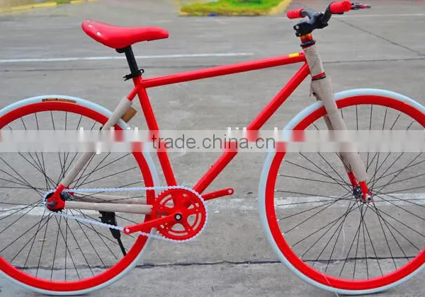 700C Classic Fixed Gear Bicycle/OEM Fixie Bikes Single Speed Steel Fixed Gear Bikes photo-4