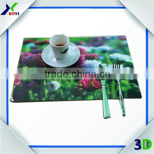 High Definition Custom Printing 3D Lenticular Placemat/3D Lenticular Coaster photo-3