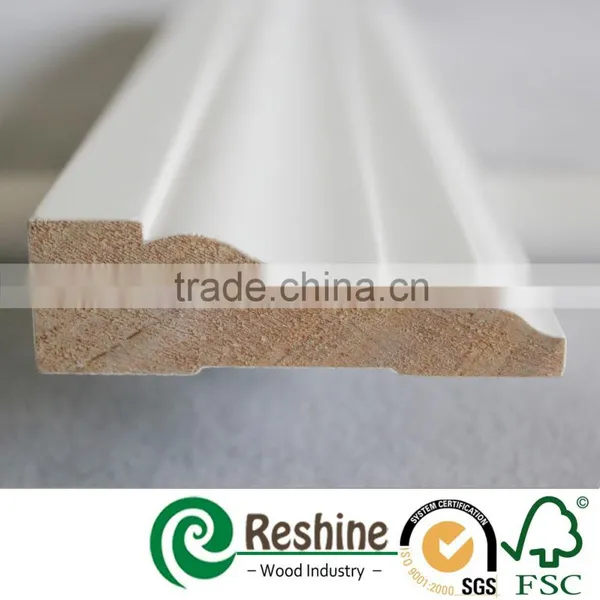 Decorative Wood Pine Timber Primed Moulding photo-5