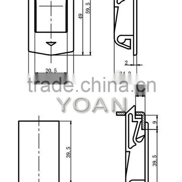 Plastic Slide Door Catch,higne photo-3