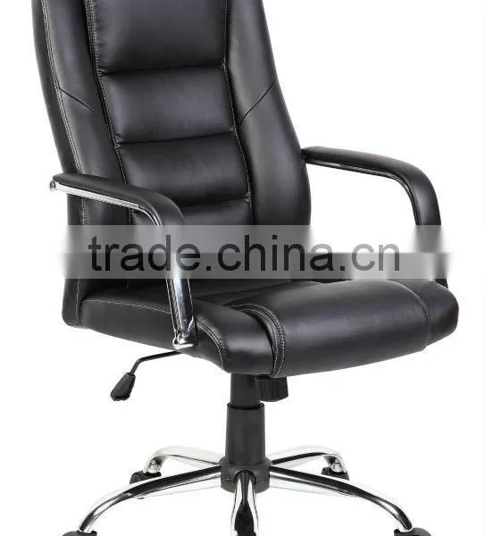 PU Leather Chromed Armrest and Base Executive Chair #AGS-6021 photo-2