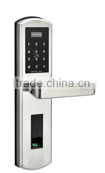 304 Stainless Steel Fingerprint Password Keypad Scanner Door Lock, Biometric Fingerprint photo-2