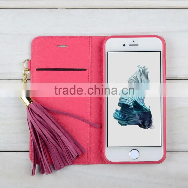 C&T Tassels Flip Wallet Credit ID Card Slot Holder Phone Case for Iphone 6 Quality Choice photo-6