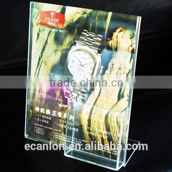 Factory Directly Price for Acrylic Brochure Holder With Business Card Pocket of Shenzhen photo-2