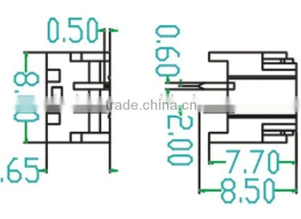 Aluminium Base Quick Wire Connector For MCPCB Electrical Aluminum PCB Terminal Blocks For LED Chips photo-2