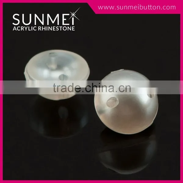 Wholesale Flat Back Plastic Pearls in Bulk photo-5