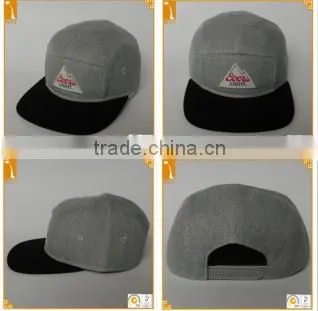 Custom Male Multi Panels Plain Distressed Unstrctured Embroidered Snapabck Baseball Cap Wholesale photo-6