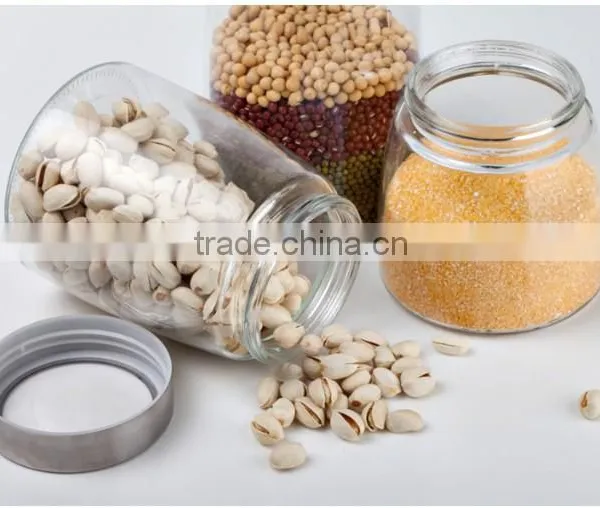 Wholesale 3pcs Snacks Nuts Food Storage Glass Jars,food Storage Glass Jars