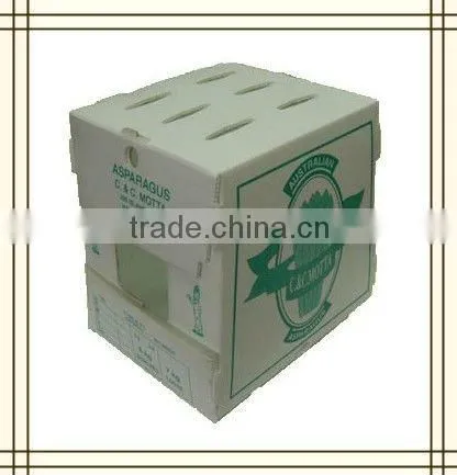 Eco-friendly Corflute Vegetable Packing Box,core Flute Asparagus Box,correx Box