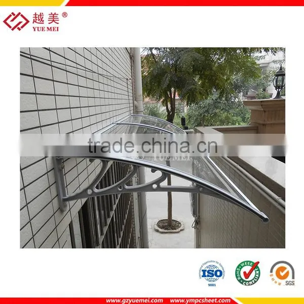 New Styles !roof Sheets Polycarbonate Awning pc Awning,black Brackets,outdoor Awnings photo-5