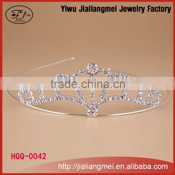 China Factory Supplier High Quality Cheap Bridal Wedding Tiara for Women