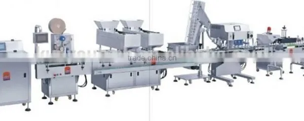 Softgel Capsule Counting and Bottling Machine Line For Pharmaceutical Manufacturer