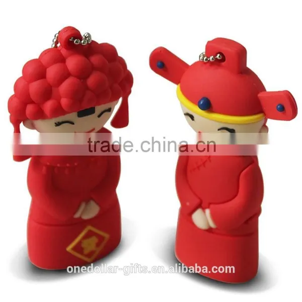 AngelGift Lovely Bride and Groom Couple Shaped USB 2.0 Flash Memory Drive 8GB photo-3