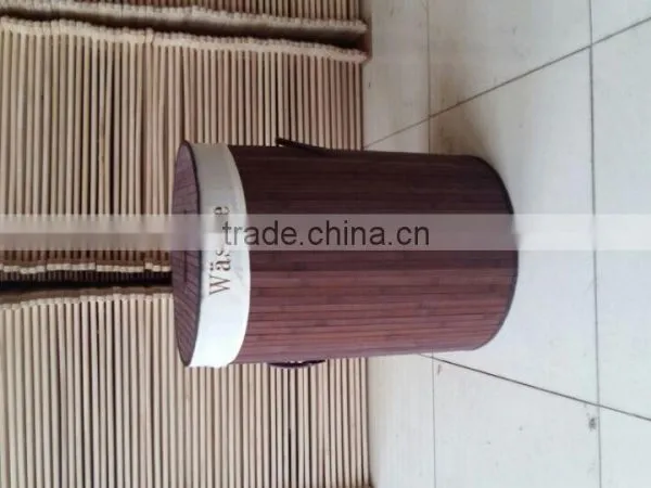 Green Folding Bamboo Laundry Hampers