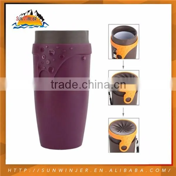 Plastic Fancy Fashion Designed Spin Cup Sport Bottle photo-2