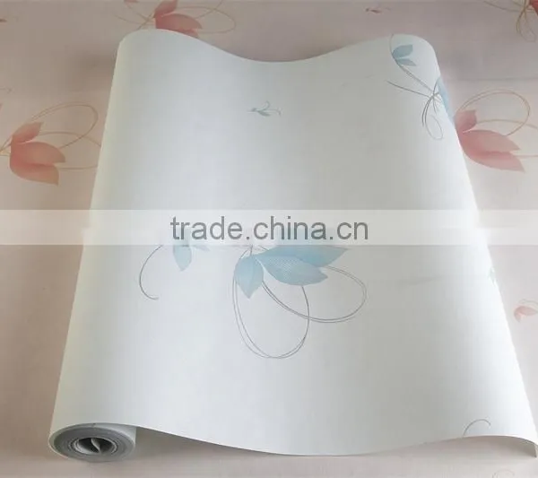 New Design Non-woven Modern Wallpaper Pink Color photo-4