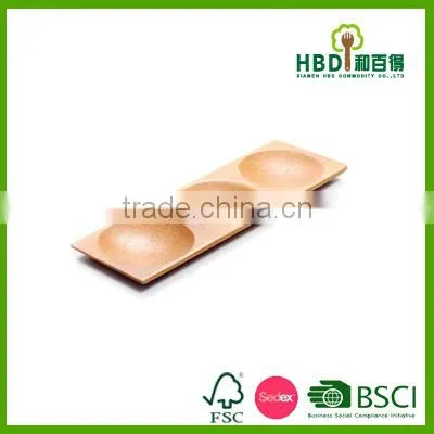 Hot New Products for 2016 Bamboo Mini Serving Tray,sauce Tray Wholesale photo-2
